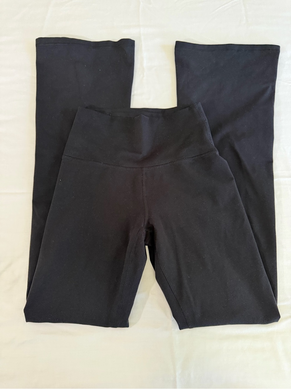 aerie Black Wide-Leg High-Rise Yoga Pants